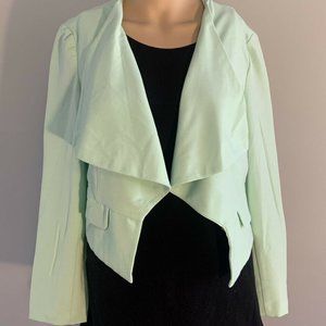 I.N. San Francisco L Green Open  Blazer Jacket